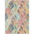 thumbnail image 2 of Addison Rugs Chantille Indoor/Outdoor Transitional Geometric Orange Washable Rectangle Rug, 5' x 7'6", 2 of 6