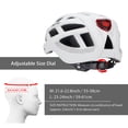 thumbnail image 4 of GROTTICO Adult-Men-Women Bike Helmet with Light -Mountain Road Bicycle Helmet with Replacement Pads & Detachable Visor, 4 of 7
