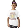thumbnail image 3 of Boho Positive Thoughts Celestial Sun Girls Kids T Shirt Tees Teen Brisco Brands X, 3 of 5