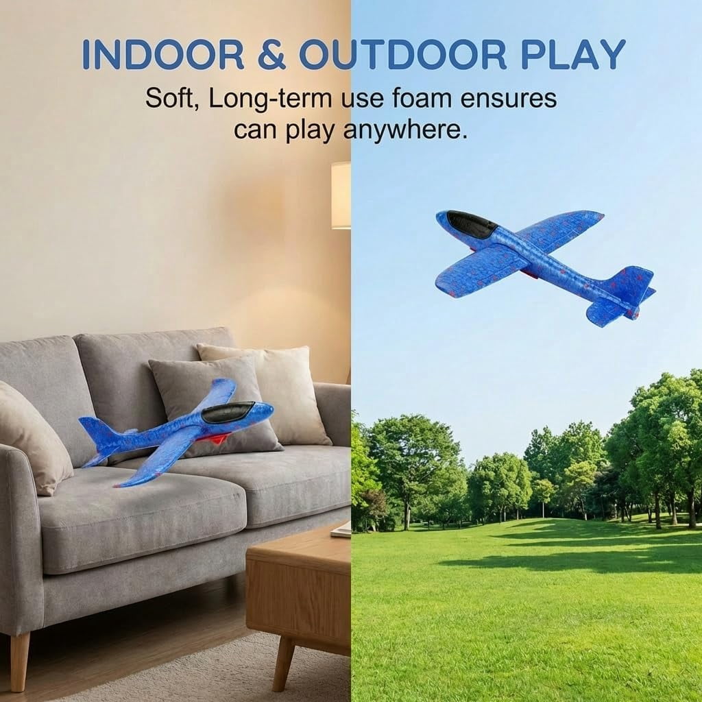 Dinosaur Foam Glider Launcher Toy Model, 2026 New Foam Glider Plane with Airplane Launcher, Lovely Outdoor Flying Model for Park, Perfect Dinosaur Foam Glider Airplane