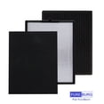 thumbnail image 2 of PUREBURG Replacement Filter Compatible with Alen 45i & Flex BreatheSmart Air Purifier,Part Number B4-Fresh, FL40-Silver-Carbon, H13 True HEPA and 4 Activated Carbon Pre-Filters, 2 of 7