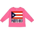 thumbnail image 3 of Inktastic Puerto Rico Flag & Name Boys or Girls Long Sleeve Toddler T-Shirt, 3 of 5