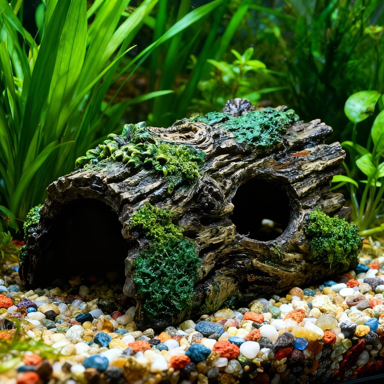 Reptile Basking Platform & Hide Cave for Turtles and Geckos