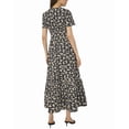 black donna karan dress BodyCon Gown with Cut-Out Shoulders Size:FR 52 Brown 5 Beautiful Floral Dresses