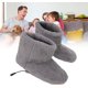 thumbnail image 3 of Calentar Los Zapatos de Calentamiento Los Pies, Zapatos Eléctricos de Peluche y Cálidos Recargs Por USB, Zapatos Calentamiento Antideslizantes para Mujeres y Hombres (Gris), 3 of 3