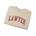 thumbnail image 3 of Lawyer Sweatshirt Gifts Crew Neck Shirt Long Sleeve Unisex, 3 of 7