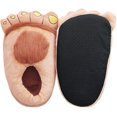 thumbnail image 4 of Pantuflas de aventura de monstruo peludo para adultos, hombres y mujeres, divertidas y cómodas pantuflas Hobbit Bigfoot Xemadio WMZL-156-1, 4 of 6