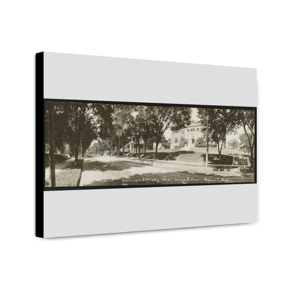 Canvas Print: Carnegie Library, West Grand Ave., Beloit, Wis., 1908