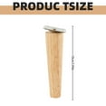 thumbnail image 4 of Table Leg 1*4 Wood Furniture Legs for Chair Table Sofa Closet Feet 4Pcs Wood Furniture Legs for Chair Table Sofa Closet Feet 4Pcs Sofa Cover, 4 of 4