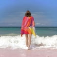 thumbnail image 6 of PHYHOO Rainbow Retro Heart Printed Microfiber Sand Free Pool Towel Lightweight Oversized Quick Dry Absorbent Compact Travel Must Have for The Swimming Summer Cruise Ship Essentials 30x60in, 6 of 8