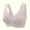 Purple, variant on Bras for Women Comfortable New Front Button Breathable Cotton Bra Front Snap Bras Women Wirefree Comfortable Breathable Bras Soft Bras for Women Plus Size Bras Beige
