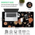 thumbnail image 2 of Mouse Pad,Desk Mat,Computer Mouse Pad + Cute Coasters,35.4"x15.7" with Non-Slip Black Rubber Base Mouse Pad,for Mouse Pads for Laptop,Gaming Office & Home,Washable Mousepad,Butterfly and Moon, 2 of 6
