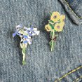 thumbnail image 3 of Minnieouse Broches Girasol Suculenta Joyería Flor Pintura Esmalte Solapa Prendedores diario para la elaboración de ropa Accesorios de disfraces XZ3260 Minnieouse AP010033-02, 3 of 6