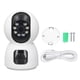 thumbnail image 1 of Cámara de seguridad HD 1080P WiFi de 2 MP, comunicación bidireccional, lente de doble frecuencia, ángulo de giro e inclinación de 360 grados, visión nocturna., 1 of 14