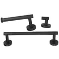 thumbnail image 4 of LAFGUR 3xTowel Storage Rack Wall Mount Paper Holder Clothes Hook Hardware Kit Black, 4 of 8