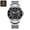 White steel - black surface, variant on Men's Quartz Sports Wind Fine Steel Belt Calendar Watch Foreign Trade New Watch
