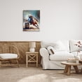 thumbnail image 3 of Stupell Industries Racing Rodeo Cowgirl Animals & Insects Painting Gallery Wrapped Canvas Art Print Wall Art, 24 x 30, 3 of 8