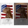 thumbnail image 2 of Carolines Treasures SS4010CNL USA American Flag with Field Spaniel Ceramic Night Light 6x4x3" multicolor, 2 of 2