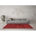 thumbnail image 3 of Ahgly Company Machine Washable Indoor Rectangle Abstract Red Modern Area Rugs, 2' x 5', 3 of 4