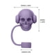 thumbnail image 3 of Funda de Silicona con Forma de Calavera de Halloween para Pajita de 10 Mm, Apta para Uso Alimentario, a Prueba de Fugas, Apta para Lavavajillas, Reutilizable, para Vasos, Botellas, Exteriores, Oficin, 3 of 5