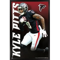 NFL Atlanta Falcons - Kyle Pitts 21 Wall Poster, 14.725" x 22.375", Framed