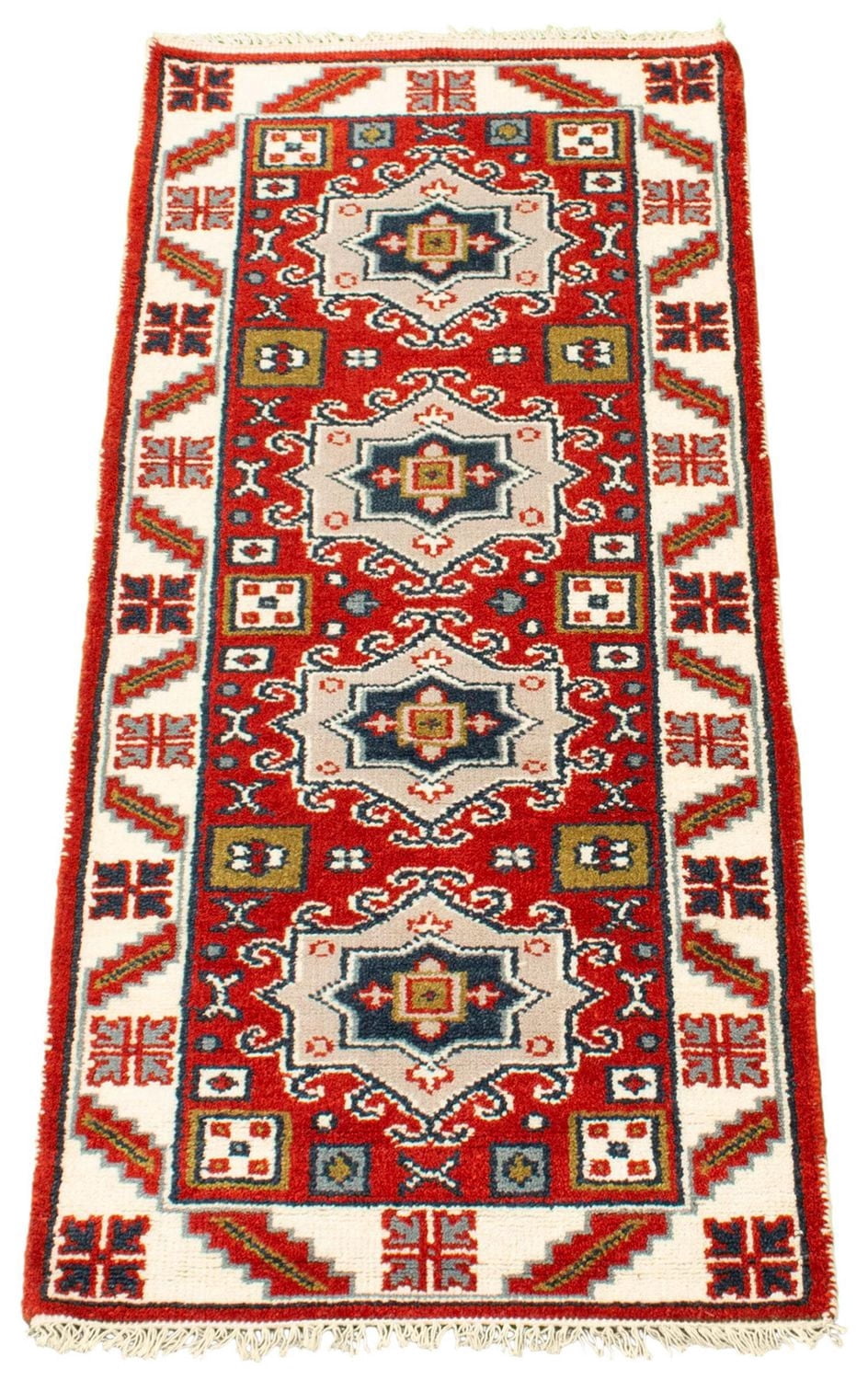 ECARPETGALLERY 100% Wool Traditional Indoor Area Rug for Entrance, Bedroom