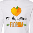 thumbnail image 4 of Inktastic St. Augustine Florida Orange in Heart Long Sleeve Youth T-Shirt, 4 of 5