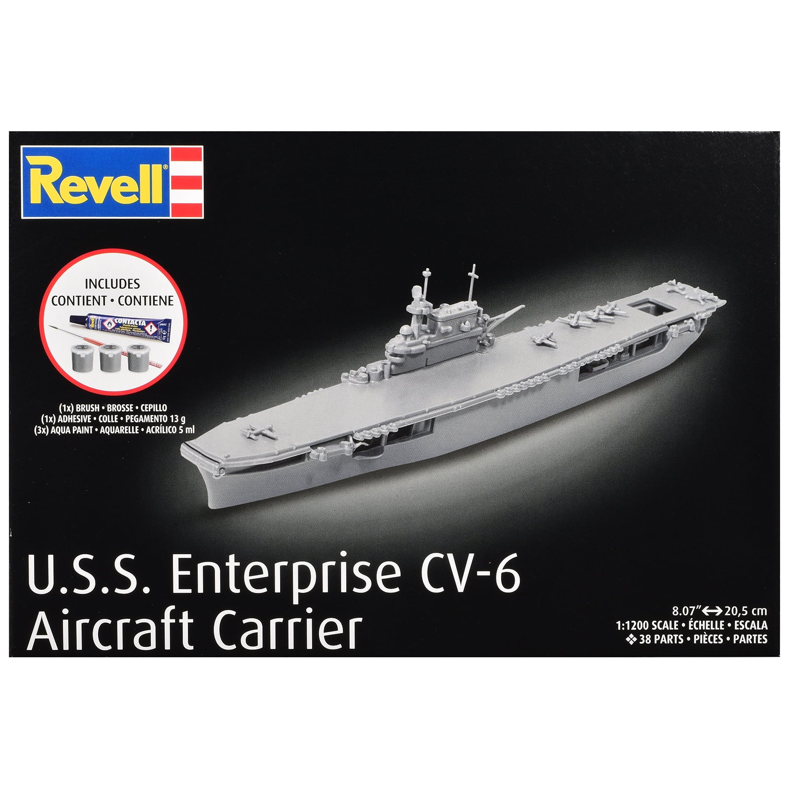AMT, U.S.S. Enterprise NCC-1701 Refit Starship, 1/537 Scale Model
