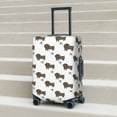 thumbnail image 6 of Fuzoiu Dachshund Dog Print Suitcase Cover,Washable Luggage Covers for Suitcase,Elastic Luggage Protector Cover,Scratch Resistant Travel Suitcase Covers-Small, 6 of 7