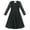 Black Lace, variant on Girls Dress Easter Egg Bunny Rabbit Flower Multicolor Long Sleeve 10 Years