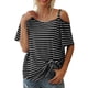 thumbnail image 5 of Blusas De Camisas Sueltas, Parte Superior De Hombros Descubiertos, Bien Combinada, Casual, A La Moda Para La Playa Para Mujeres Amonsee Otros, 5 of 6