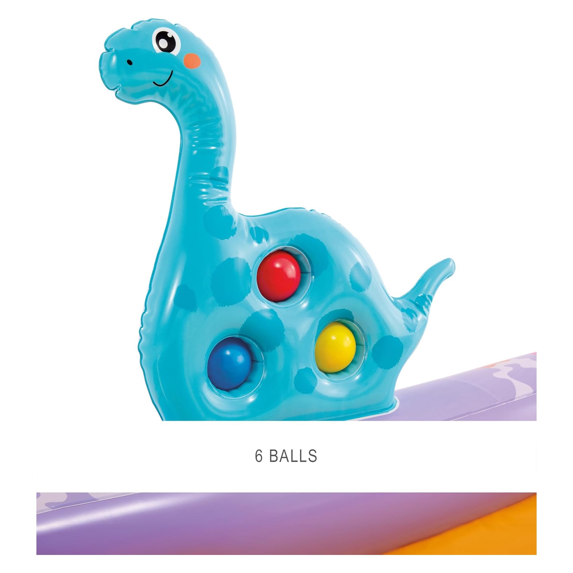 INTEX Dino Park Inflatable Kiddie Pool, Kids Play Center w/ Sprayer, Slide, & Splash Pad