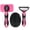 pink, variant on 3-Piece Pet Grooming Set, Slicker Brush & Dematting Comb for Dogs and Cats