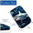 thumbnail image 4 of Shark Car Armrest Cover 12.5x8.2 Inch Soft Comfortable Furry Printed Accessory - Armrest Accessories, 4 of 6