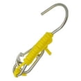 thumbnail image 4 of Gancho de buceo para hombre, doble gancho de arrecife, de acero inoxidable, con clip de cuerda antipérdida amarillo, 4 of 9