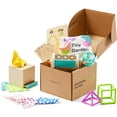 thumbnail image 1 of Juego de juguetes Tiny Land Montessori de 4 a 6 meses con libro de tela suave, 1 of 7