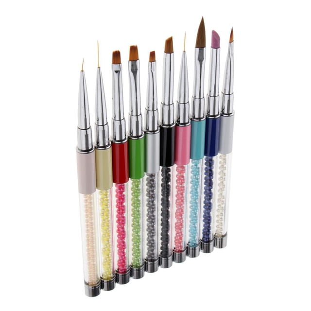 10 Piezas de Diseño de Arte de Uñas, Pintura de Puntos, Dibujo, Delineador de Puntos, Conjunto de Pinceles para de Uñas de , de Herr