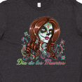 thumbnail image 4 of Inktastic Día de los Muertos Woman in Sugar Skull Makeup Youth T-Shirt, 4 of 5
