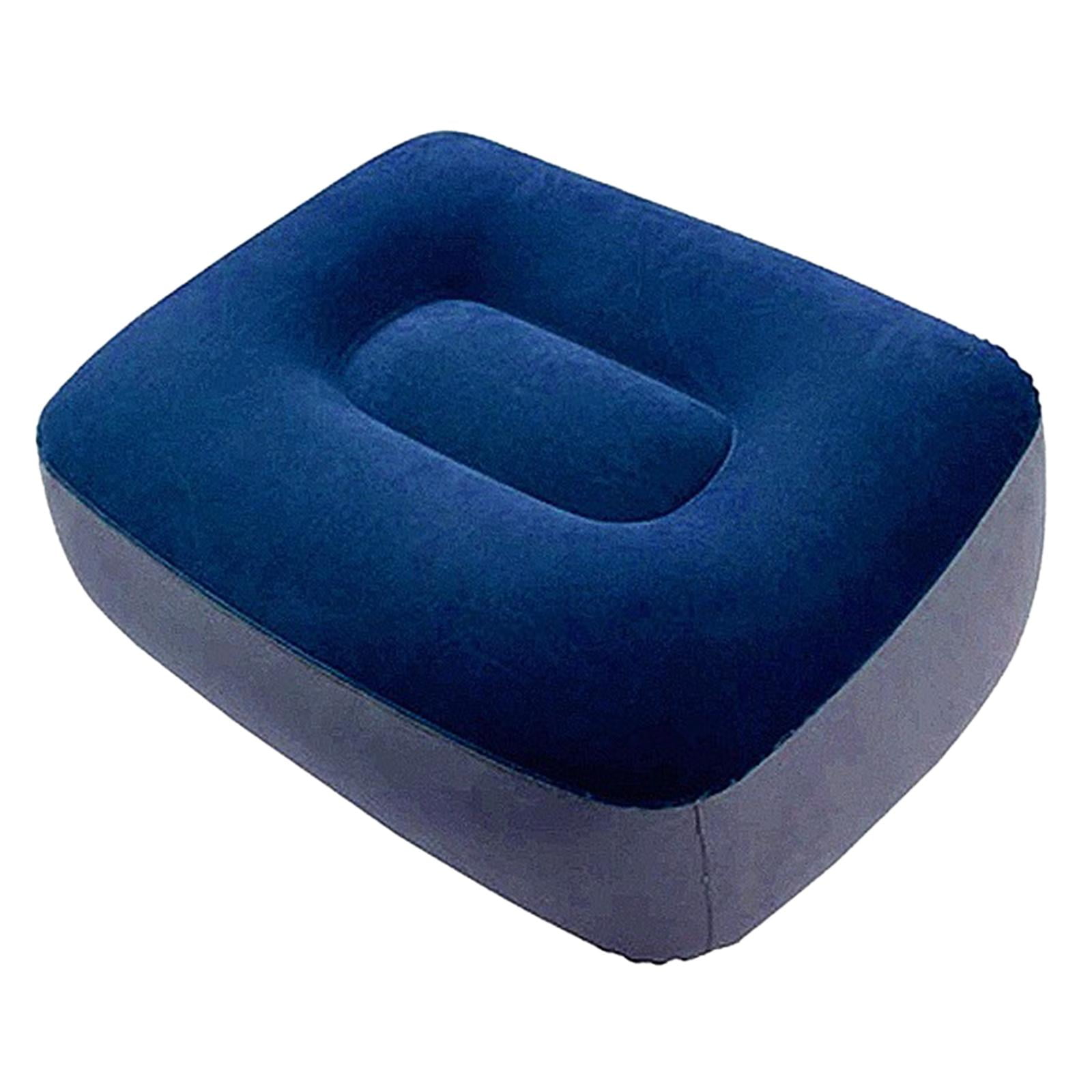 Inflatable Foot Rest under Desk Curve Footrest Feet and Leg Rest Pillow