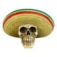 thumbnail image 3 of Day Of The Dead El Bandito Outlaw Skeleton Skull With Mexican Sombrero Figurine, 3 of 5