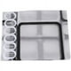 thumbnail image 1 of Cortina de ducha impermeable con 12 ganchos para baño y aseo, 1 of 8