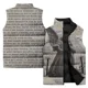 thumbnail image 3 of Chaleco de trabajo con estampado artístico de moda para hombre, ropa informal y cálida para hombre, chaquetas de invierno para hombre, chaleco cómodo y versátil resistente al viento frío, 3 of 5