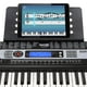 thumbnail image 3 of RockJam Piano con teclado de 54 teclas con fuente de alimentación, atril para partituras, pegatinas para notas de piano y lecciones de piano simples, 3 of 5