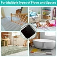 thumbnail image 6 of Bevtee 16Pcs Non Slip Rug Grippers, Reusable Carpet Tape, Rug Corner Stickers, for Wood, Tile, Hardwood Floors, Square, 4 "x4 ", Black, 6 of 6
