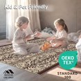 thumbnail image 4 of ODIKA 6'x9' Machine Washable Non-Slip Area Rug, Festive Evergreen Doormat Winter Holiday Welcome Entrance Decoration High Traffic Rug with Pad, Beige, 622173, 4 of 8