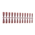 thumbnail image 5 of Prensa de uñas Artificial Soidarity 24 piezas Extra largas 22café, 5 of 5