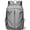 Grey, variant on AoDai Diamond-patterned folded backpack - Lightweight, water-resistant travel bag - Large capacity, casual backpack for commuting and school use