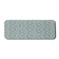 thumbnail image 1 of Vintage Computer Mouse Pad, Floral Rustic Composition with Blossoming Branches Wildflowers Garden, Rectangle Non-Slip Rubber Mousepad Large, 31" x 12" Gaming Size, Pale Blue Cream Umber, by Ambesonne, 1 of 2