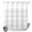 White, variant on No Hook Shower Curtain, Grey Boho Shower Curtains for Bathroom with See Through Top Window, Vintage Ethnic Tribe Abstract Art Waterproof & Washable Bath Curtain Extra Long 72"x96"