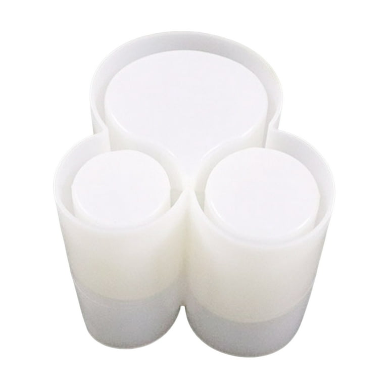 3 slots pen holder silicone resin